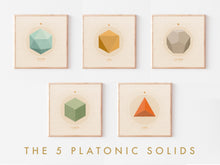 Load image into Gallery viewer, 5 Platonic Solids Set